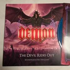 Tumnagel för auktion "DEMON - Lp Blå vinyl . The Devil Rides Out , nwobhm , sweden rock"