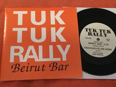 Tumnagel för auktion "TUK TUK RALLY - Beirut Bar 7"ep -92 Swe Beat Butchers ?– OR-S20"