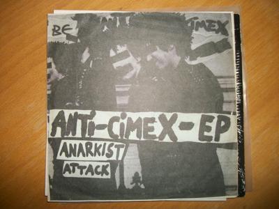 Tumnagel för auktion "Anti-Cimex (Anticimex) 7” EP; Swedish Hardcore Punk; Original ”Anarkist Attack” "