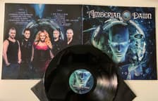 Tumnagel för auktion "AMBERIAN DAWN 2020 KANONSKICK vinyl rock hårdrock metal skiva LP"