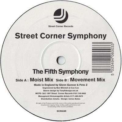 Tumnagel för auktion "Street Corner Symphony – The fifth symphony (Street Corner Records 12”)"