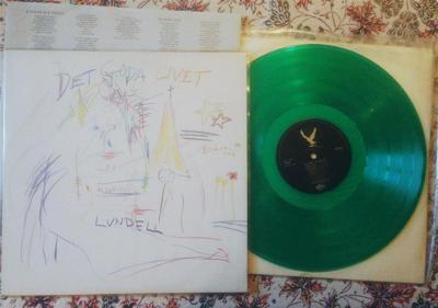 Tumnagel för auktion "ULF LUNDELL &quot;Det goda livet&quot; grön vinyl RARITET super rare!"