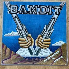 Tumnagel för auktion "BANDIT – Partners In Crime - LP - ger -78 - 200 293-320 - rock"