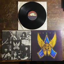 Tumnagel för auktion "ANGEL - Same 1975. US Press! Toppskick! Blå Bogart. KISS. Prog-Rock. LP"