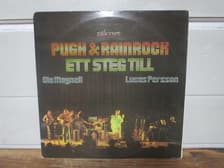 Tumnagel för auktion "PUGH & RAINROCK ETT STEG TILL LIVE DUBBELALBUM VINYL LP 1975"