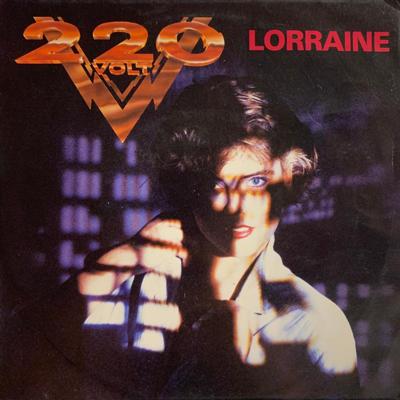 Tumnagel för auktion "220 VOLT Lorraine 7" ## '87 Svensk Hårdrock "