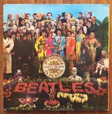 Tumnagel för auktion "The Beatles-Sgt. Peppers Lonely Hearts Club Band-LP"