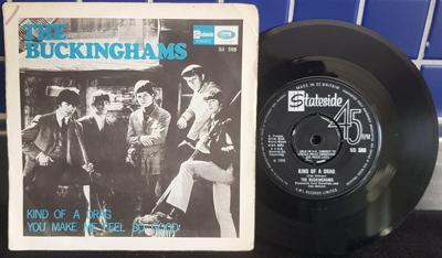 Tumnagel för auktion "The Buckinghams – Kind Of A Drag / You Make Me Feel So Good UK SINGEL SWE Sleeve"