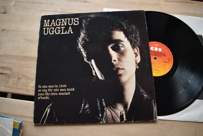 Tumnagel för auktion "Magnus Uggla Va Ska Man Ta Livet Av Sig... LP + 7" pop rock"