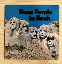 Tumnagel för auktion "Deep Purple - Deep Purple In Rock lp UK 1970"