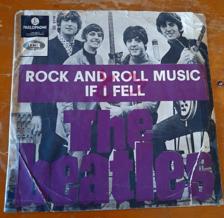 Tumnagel för auktion "The Beatles -Rock and roll music/If I fell SWE 7""