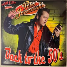 Tumnagel för auktion "PETER JEZEWSKI - BACK TO THE 50´S. VINYL LP SV -15. ROCK N ROLL. INPLASTAD"