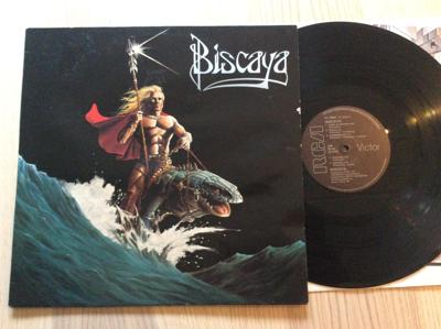 Tumnagel för auktion "Biscaya  LP skiva ”Biscaya” 1983 SWE"