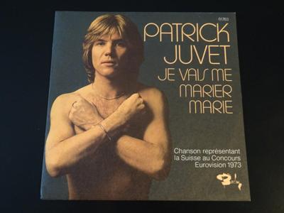 Tumnagel för auktion "PATRICK JUVET Je vais me marier Marie Eurovision 1973 Schweiz Melodifestivalen"