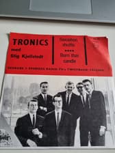 Tumnagel för auktion "Tronics(Göteborg) Singel 1965 Saxophone Shuffle(Rock, Pop)"