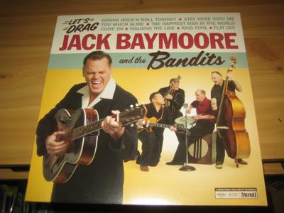 Tumnagel för auktion "JACK BAYMOORE AND THE BANDITS: LET'S DRAG ; GREAT ROCKABILLY,  TOPPSKICK"