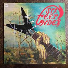 Tumnagel för auktion "SIX FEET UNDER - Same 1983. Originalinner! Toppskick! FWOSHM. LP"