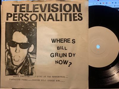 Tumnagel för auktion "TELEVISION PERSONALITIES Where's Bill Grundy Now 7" // '78 UK Orig RARE Punk DIY"