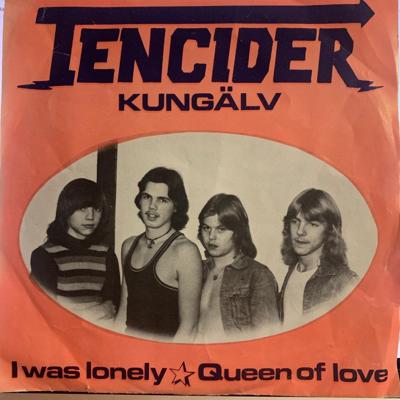 Tumnagel för auktion "TENCIDER I Was Lonely 7" / '78 SWE Hårdrock Metal"