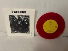 Tumnagel för auktion "Friends – To Bad / Burning Love SWEDEN HARD ROCK 1980,s RÖD VINYL EXC !!"