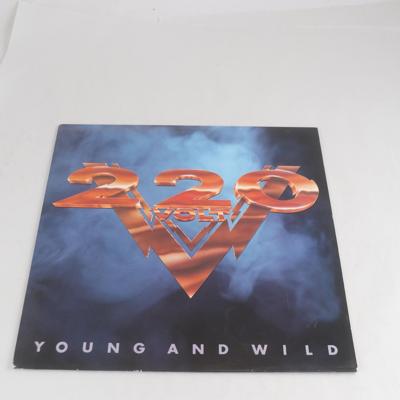 Tumnagel för auktion "Vinyl, 220 Volt, Young And Wild"