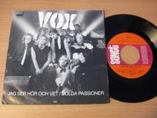 Tumnagel för auktion "VOX. Jag ser hör och vet. 1982 Sonet. EX/EX-."