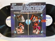 Tumnagel för auktion "GET DOWN TO THE SOUL FACTORY - V/A - 2-LP"