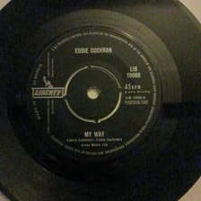 Tumnagel för auktion "Eddie Cochran - 7" singel - My Way / Rock 'n' Roll Blues"