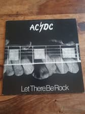 Tumnagel för auktion "AC/DC - Let There Be Rock (Vinyl) LP-skiva."