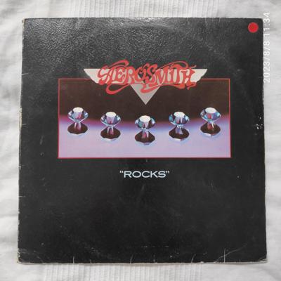 Tumnagel för auktion "LP - Aerosmith - Rocks"