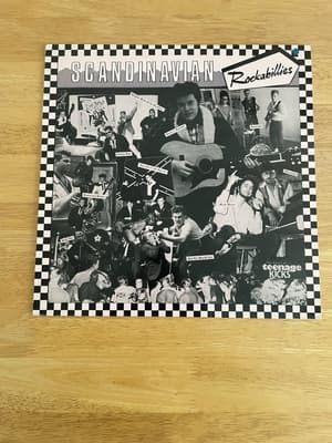 Tumnagel för auktion "Scandinavian Rockabillies 12"LP (Wildcat Records WRC-LP 5003)(Rockabilly)."