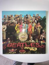 Tumnagel för auktion "Toppskick! Beatles LP 1967 Sgt:s peppers lonely hearts club band "