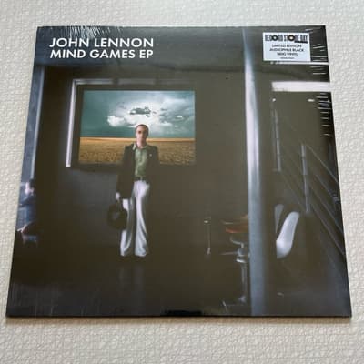 Tumnagel för auktion "John Lennon - Mind Games RSD EP vinyl 12” Limited Edition black version"