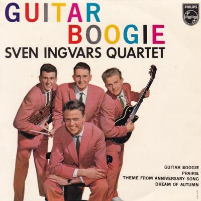 Tumnagel för auktion "SVEN INGVARS QUARTET-guitar boogie EP  NL.PHILIPS VERY RARE!"