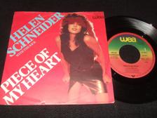 Tumnagel för auktion "45 - HELEN SCHNEIDER WITH THE KICK. Piece of my heart/Rock ´n`Roll Gypsy. 1982"