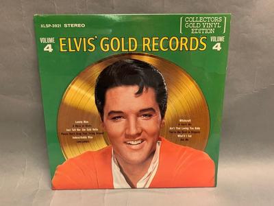 Tumnagel för auktion "Elvis Presley - Elvis ' Gold Records Volume 4 Can Press SEALED TOPPEX !!!!!"