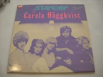 Tumnagel för auktion "STANDBY with CAROL HÄGGKVIST - S/T  LP  HÅRDROCK  1983"