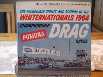 Tumnagel för auktion "LP: " WINTERNATIONALS 1964 CHAMPIONSHIP DRAG RACES , POMANA, CALIFORNIA ""