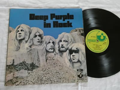 Tumnagel för auktion "Deep Purple In Rock Harvest 1E 062 91442 1970 UK ORG"
