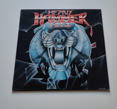 Tumnagel för auktion "V/A (Ger) Heavy Hammer Hits LP 1989 Heavy Power Metal Sanctuary Ozzy Promo only"