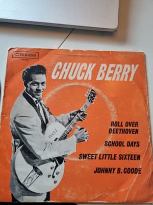Tumnagel för auktion "Chuck Berry Ep (Australia) 1964 Roll Over Beethoven +3"