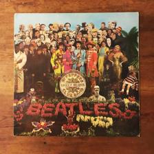 Tumnagel för auktion "The Beatles - Sgt. Peppers Lonely Hearts Club Band LP | UK 1:a press 1967"