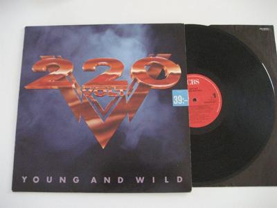 Tumnagel för auktion "220 Volt Young And Wild LP"