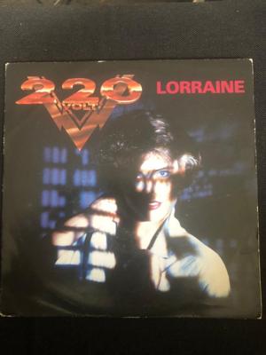 Tumnagel för auktion "220 Volt - Lorraine (Vinylsingel)"