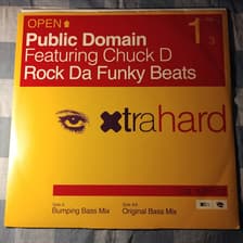 Tumnagel för auktion "Public Domain featuring Chuck D – Rock Da Funky Beats (12", Xtrahard)Hard Trance"