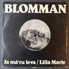 Tumnagel för auktion "BLOMMAN - JA MWRU LEVA. VINYL 7" SINGEL SVERIGE -79. SVENSK ROCK"