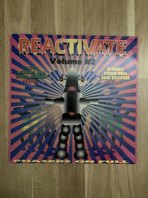 Tumnagel för auktion "LP: V/A - Reactivate Volume 2 Phasers On Full - React 1991"