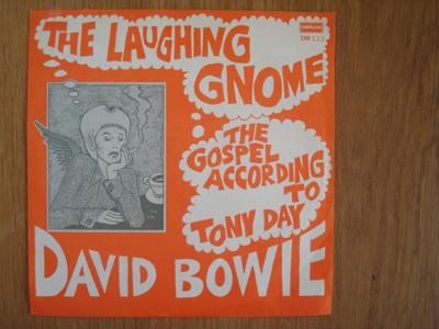Tumnagel för auktion "DAVID BOWIE - THE LAUGHING GNOME 7´´ SINGEL DERAM DM 123 UK EXPORT P/S 1967"