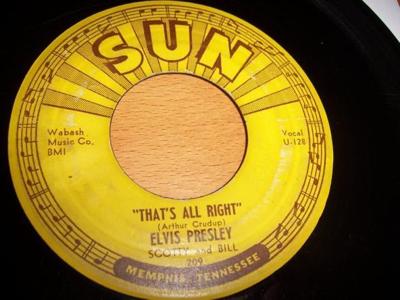 Tumnagel för auktion "Elvis Presley    Org. Usa .  Rockabilly  Sun 209  * Lyssna *"