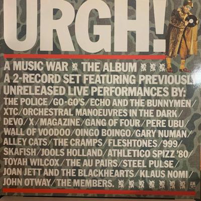 Tumnagel för auktion "V/A URGH A MUSIC WAR 2xLP / EU Press Punk New Wave Devo X Gang of Four"